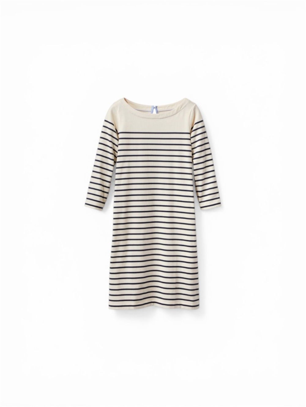 L.L. Bean Women’s Heritage Mariner Dress Stripe Sailcloth/Navy Boatneck Size S